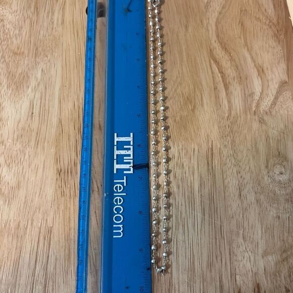 Silver Spark Pyrite Necklace, 18”, NEW, Handmade - Picture 6 of 7